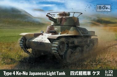 IBG 72091 Type 4 Ke-Nu Japanese Light Tank / Plastikový model / 1:72
