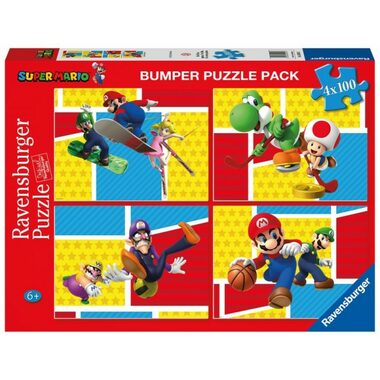 Ravensburger Super Mario - 4 x 100 dílků / od 6 let