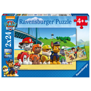 Ravensburger Tlapková Patrola: Stateční psi - 2 x 24 dílků / od 3 let