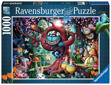 Ravensburger Alenka v říši divů: Skoro každý je šilený / 1000 dílků / od 12 let