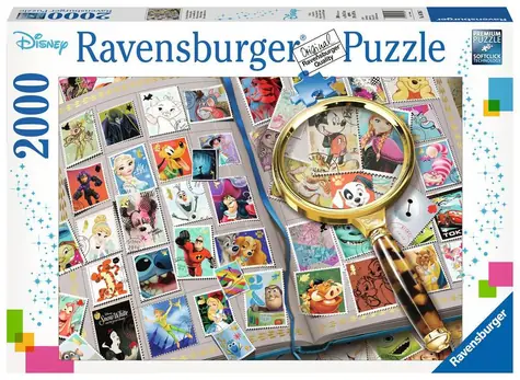 Ravensburger Disney: Sbírka pohádkových známek / 2000 dílků / od 14 let