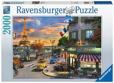 Ravensburger Paříž: Zapáda Slunce - 2000 dílků / od 12 let