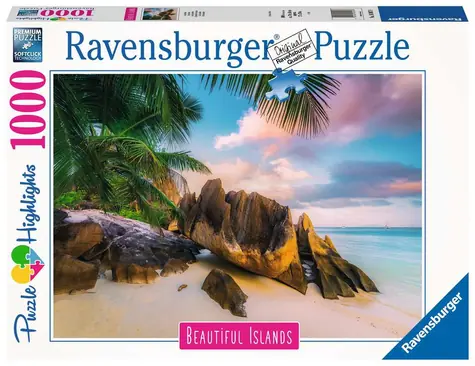 Ravensburger Nádherné ostrovy: Seychely / 1000 dílků / od 14 let