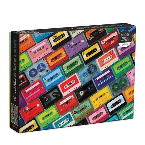 Galison Puzzle Mixtapes / 1000 dílků / od 8 let