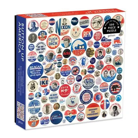 Galison Puzzle Placky Ameriky / 500 dílků / od 8 let