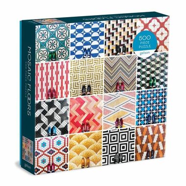 Galison Puzzle Mozaikové podlahy / 500 dílků / od 8 let
