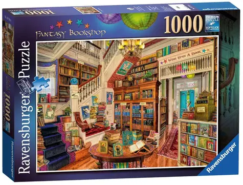 Ravensburger Fantasy knihkupectví / 1000 dílků / od 12 let