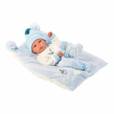 Llorens New Born chlapeček na dečce 35 cm / od 3 let