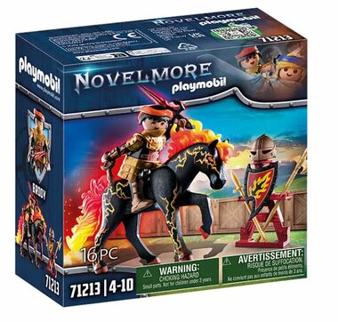 Playmobil Novelmore 71213 Burnham Raiders-Ohnivý rytíř / Počet dílků: 16 / od 4 let 