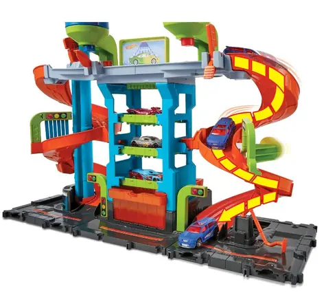 Mattel Hot Wheels HDP05 City - Color Shifters Autoumyčka se spirálou / od 4 let 