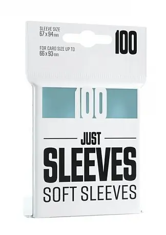Gamegenic: Just Sleeves - obaly na karty - čiré - 100 ks / Rozměry 67 x 94 mm