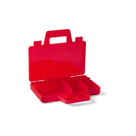 LEGO® Storage 40870001 Sorting box to go červená / Kufřík přenosný / 190 x 160 x 35 mm