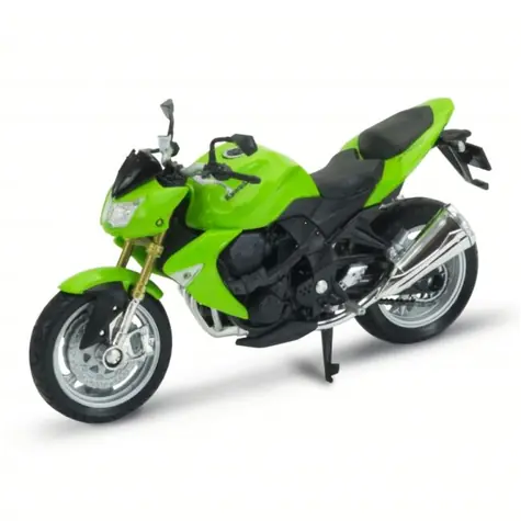Welly Motocykl Kawasaki Z 1000 (2007) zelená / 1:18 / od 3 let