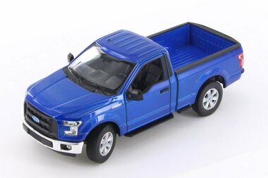 Welly - Ford F-150 Regular Cab (2015) modrá / 1:34 / od 3 let