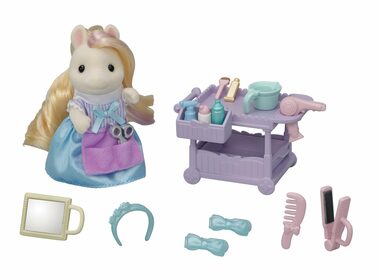 Sylvanian Families: Poník s vlasy v kadeřnictví / od 3 let