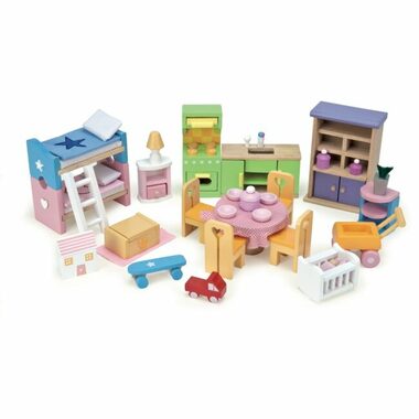Le Toy Van Nábytek Starter kompletní set do domečku / počet dílů: 37 / od 3 let