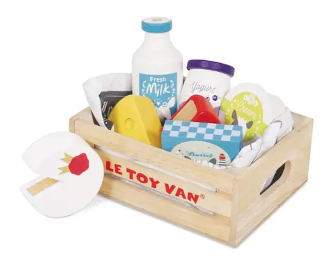 Le Toy Van Bedýnka s mléčnými výrobky / od 2 let