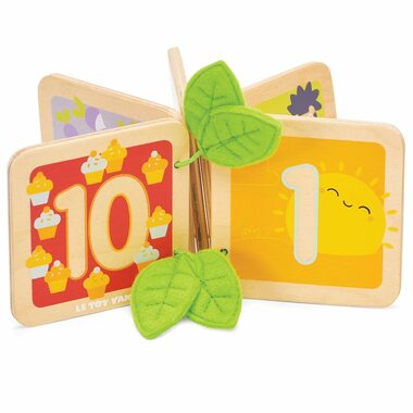 Le Toy Van Petilou Dřevěná knížka počítání / od 12 měsíců