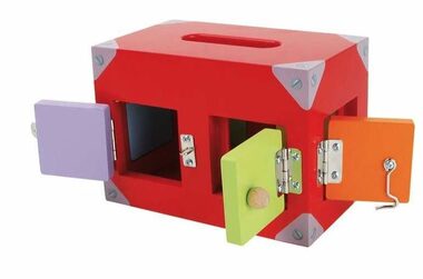 Small Foot Motorická hra box se zámky / od 3 let