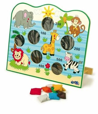 Small Foot Dřevěná hra na házení Afrika / od 3 let