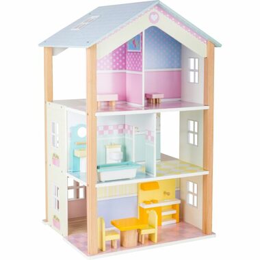Small Foot Domeček pro panenku otočný palác / od 3 let