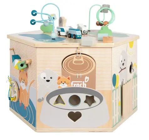 Small Foot Motorická interaktivní kostka Pets XXL / od 12 měsíců