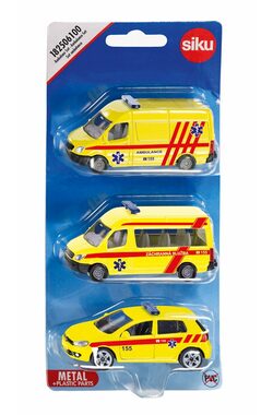 SIKU česká verze - set ambulance sada 3 aut / od 3 let