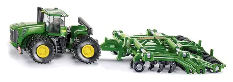 SIKU Farmer - Traktor John Deere 9630 s bránami  Amazone Centaur / 1:87 / od 3 let