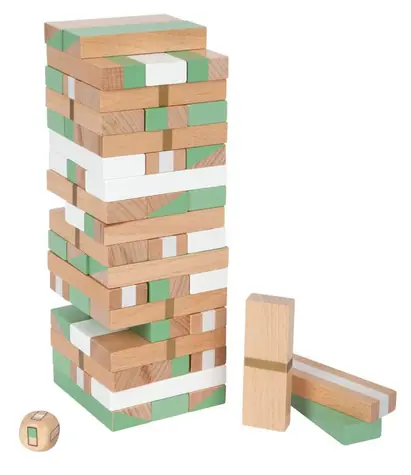 Small Foot Jenga věž Gold Edition / od 3 let