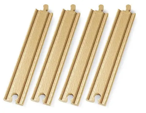 BRIO Dlouhé koleje rovné 216 mm 4 ks / od 3 let