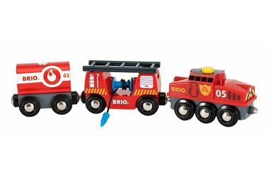 BRIO Hasičský záchranářský vlak / od 3 let