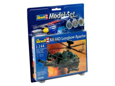 Revell 64046 Model Set AH-64D Longbow Apache / Plastikový model / 1:144 / Počet dílků: 79 / Obtížnost 3