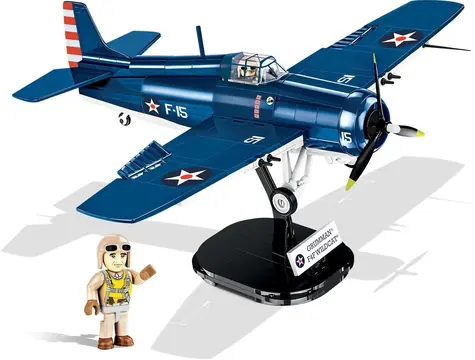 COBI 5731 Americký stíhací letoun Grumman F4F Wildcat / 1:32 / 375 kostek / 1 f / od 8 let 