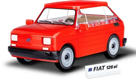 COBI 24531 FIAT 126el / 1:35 / 72 kostek / od 5 let 