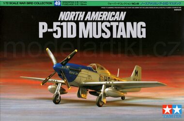 TAMIYA P-51D Mustang / Plastikový model / 1:72 / Doporučený věk: od 14 let