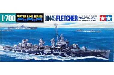 TAMIYA 31902 U.S. Navy DD-445 Fletcher / Plastikový model / 1:700
