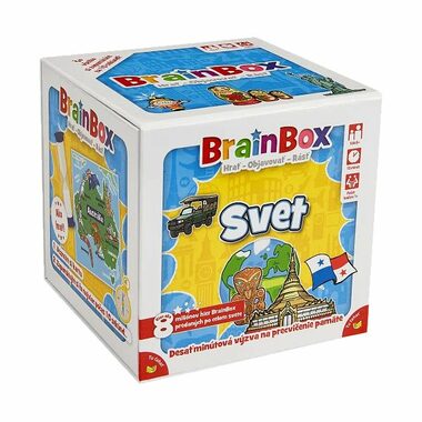BrainBox SK - Svet / Délka hry: 10 minut / Počet hráčů: 1+ / od 8 let