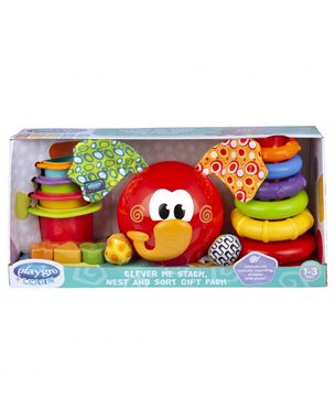 Playgro - Dárkový set se slonem / od 12 měsíců