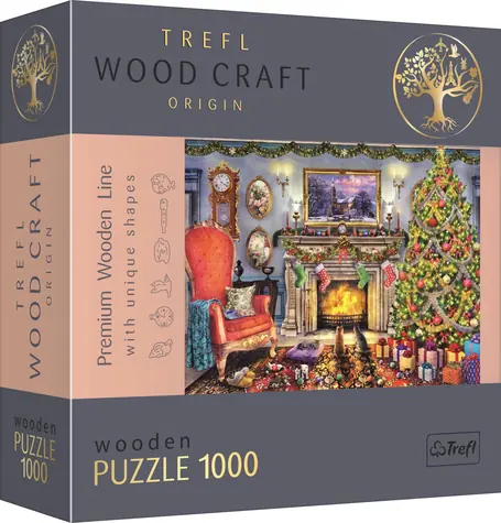 Trefl Wood Craft Origin - Puzzle - U krbu  / 1000 dílků / 51.9 x 37.5 cm 