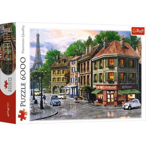 Trefl - Puzzle - Ulice Paříže  / 6000 dílků / 136 x 96 cm / věk od 3 let