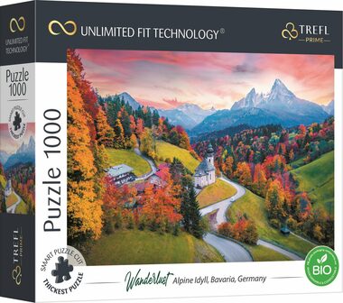 Trefl Prime - Puzzle - UFT Bavorské Alpy / 1000 dílků / 68.3 x 48 cm / věk 12+
