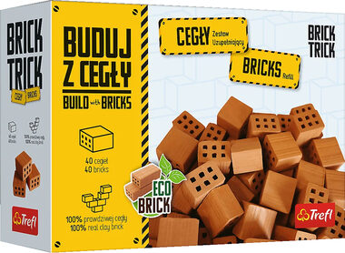 Trefl - Brick Trick Refill Stavební kostky / Počet kostek: 40 / od 6 let