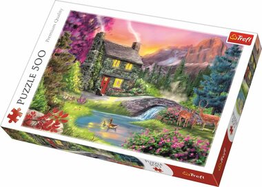 Trefl - Puzzle - Horská idylka / 500 dílků / 48 x 34 cm / věk 10+