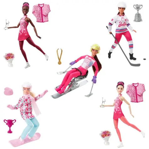 Mattel HCN30 Barbie Zimní sporty panenka / od 3 let
