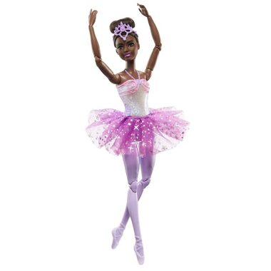 Mattel HLC26 Barbie Dreamtopia - Svítící magická baletka s fialovou sukní / od 3 let