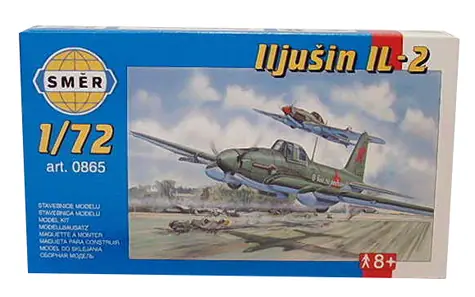Směr Iljušin IL 2 / Plastikový model / 1:72 / 84 dílků / od 8 let