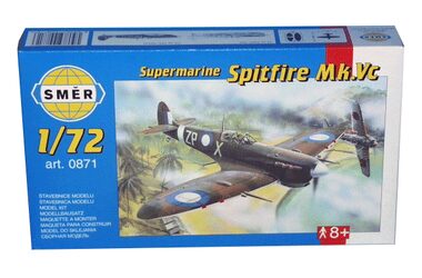 Směr Supermarine Spitfire MK.Vc / Plastikový model / 1:72 / 45 dílků / od 8 let