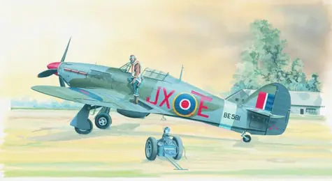 Směr Hawker Hurricane MK.II / Plastikový model / 1:72 / 48 dílků / od 10 let