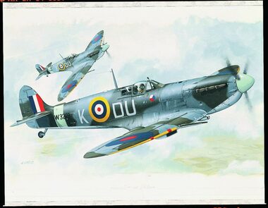 Směr Supermarine Spitfire MK.VB / Plastikový model / 1:72 / 43 dílků / od 10 let