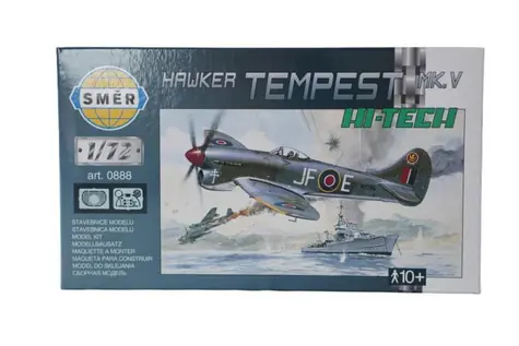 Směr Hawker Tempest MK.V / Plastikový model / 1:72 / 49 dílků / od 10 let